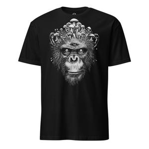 Chimpanzee Monkey Brains Short-Sleeve Unisex T-Shirt Soft and Comfy Clothing and Gifts