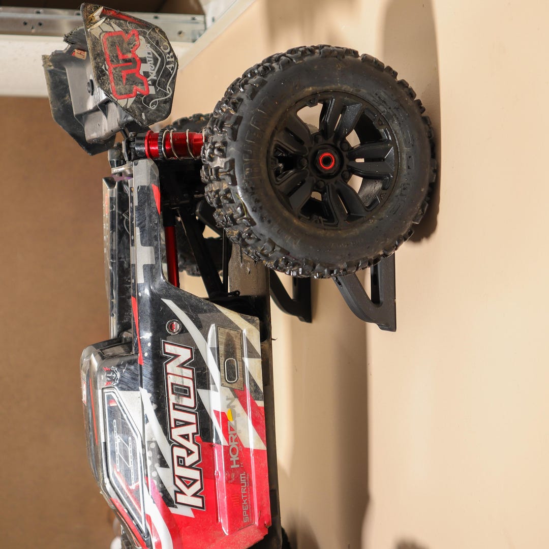 Universal RC Car Wall Display Mount: Remote Control Vehicle Storage ...