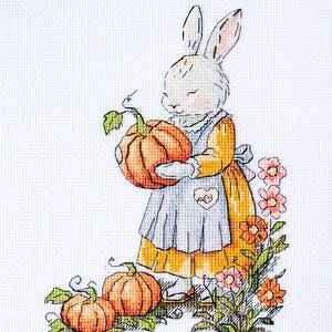 Cross Stitch Kit From Mommy Bunny With Love | DIY Animal Embroidery Set