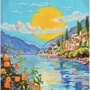Kreuzstichpackung Sonne von Sizilien