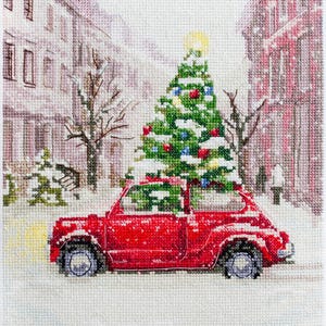 Kreuzstichpackung Winter: Stickmuster Set