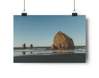 Haystack Rock at Cannon Beach, OR - Gliceé Print