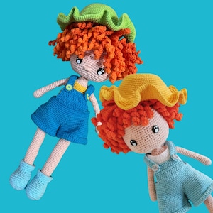 Crochet Doll Pattern: FrouFrou Amigurumi Toy (English PDF Pattern)
