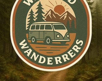 Weekend Wanderers Matte Sticker