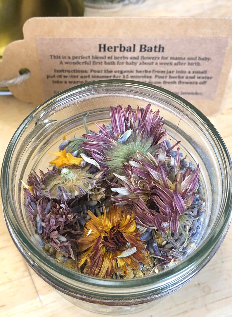 Sitz Bath Herbal Organic All Natural Soak Postpartum Self Care Pregnancy Healing Skin Mom Baby