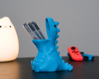 3D Gedruckter Dinosaurier Bleistifthalter: Schreibtisch Organizer Geschenk