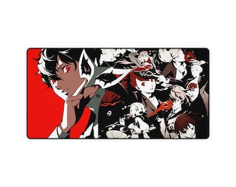 Persona 5 personnalisé anime et jeu vidéo tapis de souris tapis de bureau