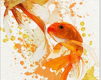 arte de la pared de pescado