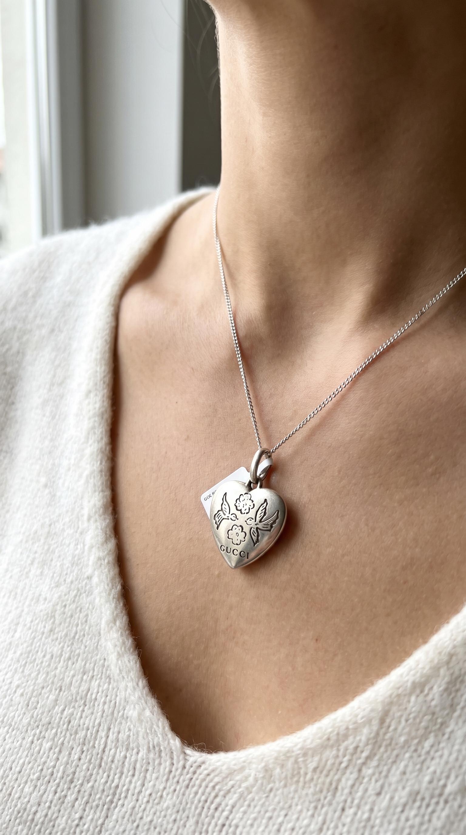 Gucci heart necklace - Etsy 日本