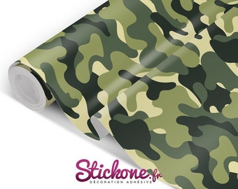 Camouflage vinyl adhesive film