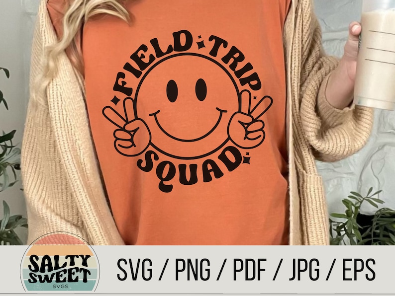 Field Trip Squad SVG School Excursion Cut File Educational - Etsy