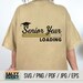Senior Year Loading SVG | Graduation Cap Design | Instant Download - Etsy