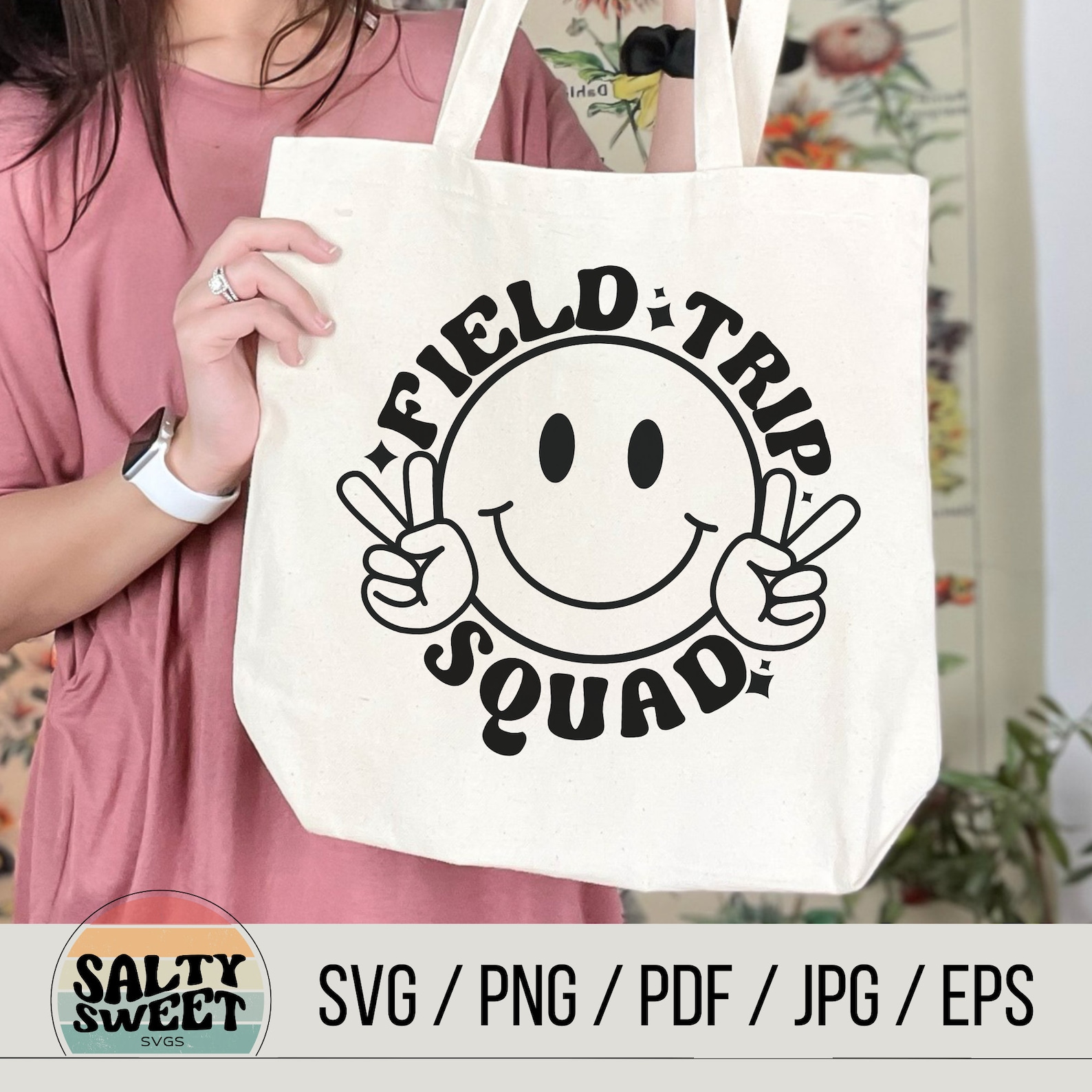 Field Trip Squad SVG | School Excursion Cut File | Educational ...