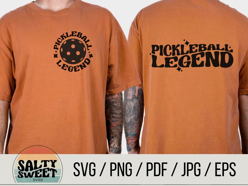 Pickleball Legend SVG Pickleball Player Gift Instant Etsy