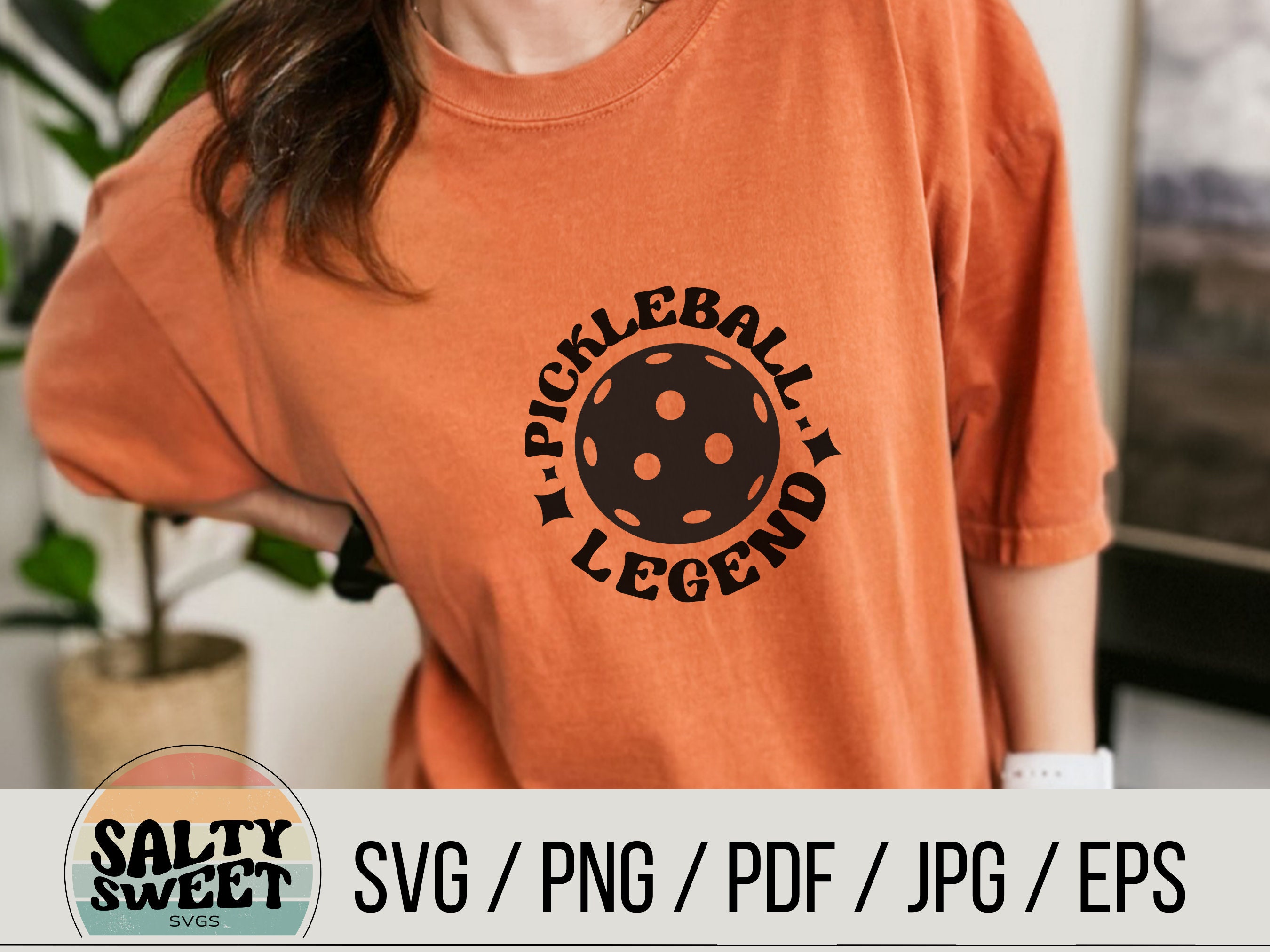 Pickleball Legend SVG Pickleball Player Gift Instant Etsy