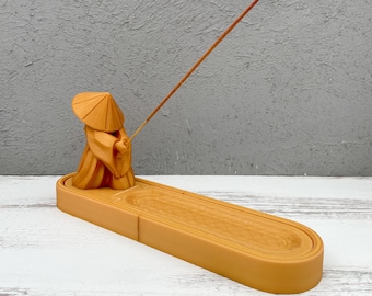 Warrior Incense Holder, Samurai Incense Burner, Incense Stick Storage, Incense Catcher, Unique Mother Gifts