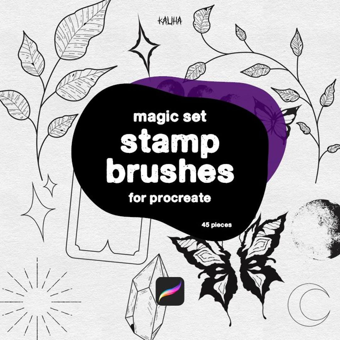 Procreate | Magic Brush Set | Stamps | Tarot | Kaliha - Etsy