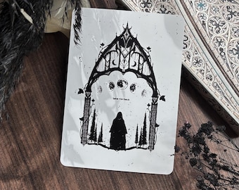 Magical Archway Postcard | Dark Fantasy Tattoo Art | Gothic Alternative Design | Witchy Gift Card