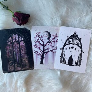 Postcard Set 3 Magical Sword Goth Fantasy Moon Art Gift Card kalihaart