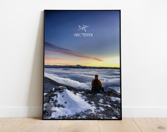 Arc'teryx - Nuvole / A4 A3 A2 / Stampa poster d'arte