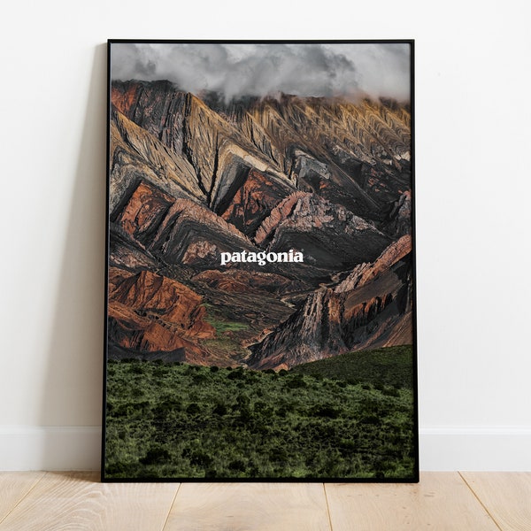 Patagonia Mountains | A4 A3 A2 | Fine Art Poster Print