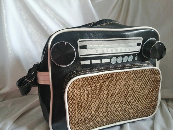 Retro radio with dials and speaker funky shoulder… - image 5