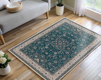 83.5×40 \"Green sea” ViNTAGE TURKiSH RUG Amazon.com: Fame Living Green Oushak Rug, Modern, Vintage
