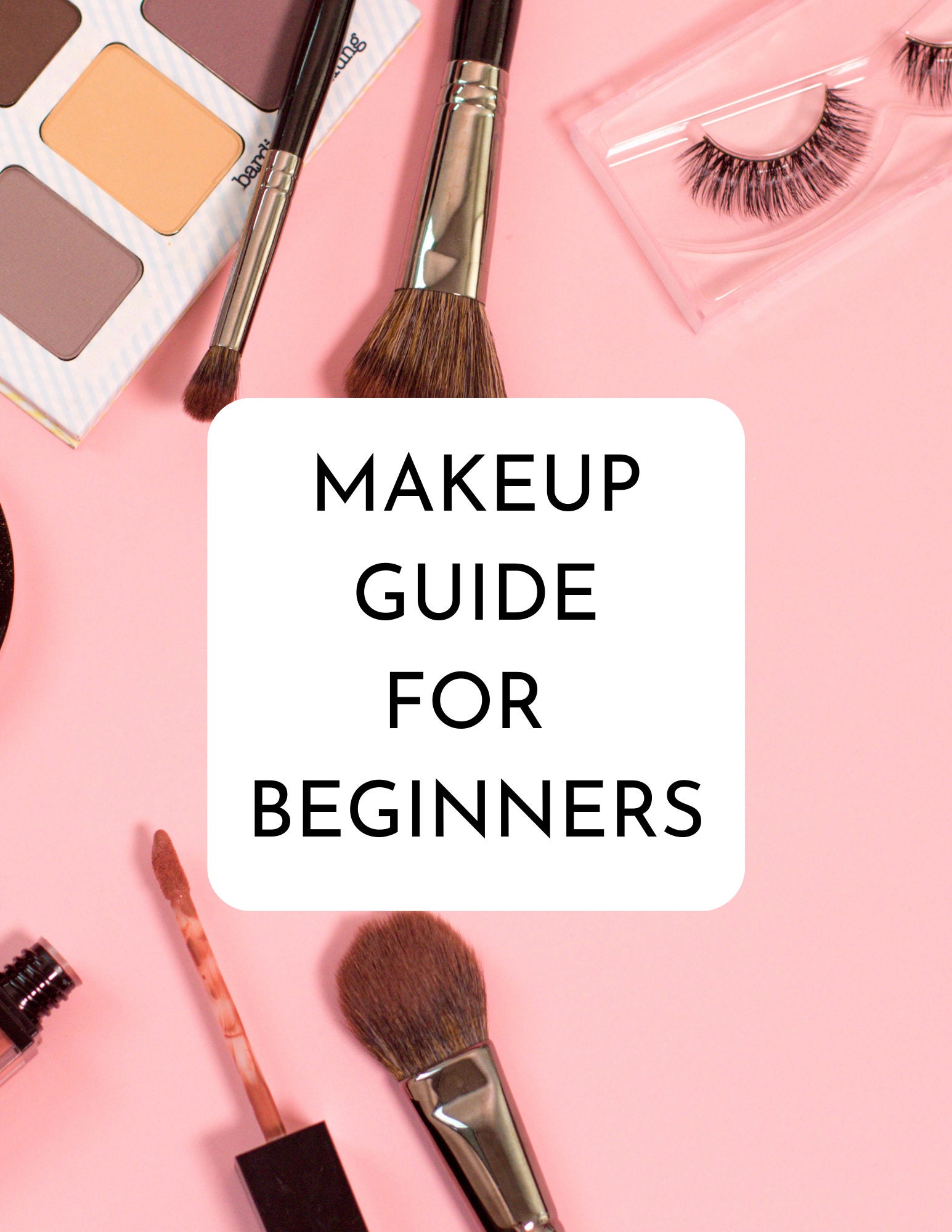 PDF Printable Makeup and Skincare Guide for Beginners - Etsy