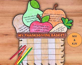 Thanksgiving Fall Bible Verse Sewing Coloring Activity Sunday School Give Thanks Scripture Craft Christian Homeschool Gratitude Printable