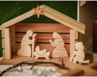 Nativity scene, house, Christmas manger, Bethlehem