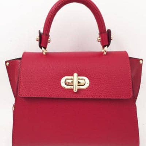 Italian Leather Handbag. The Contessa, made in Italy exclusively for Bella Capri Italian handbags