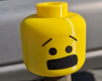 Fun Lego Head Trailer Tow Hitch Cover - Customize Your Ride! / Towbar cover Head