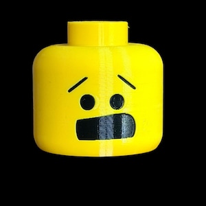 Two-Faces BrickHead Trailer Hitch Cover - Lego Inspired