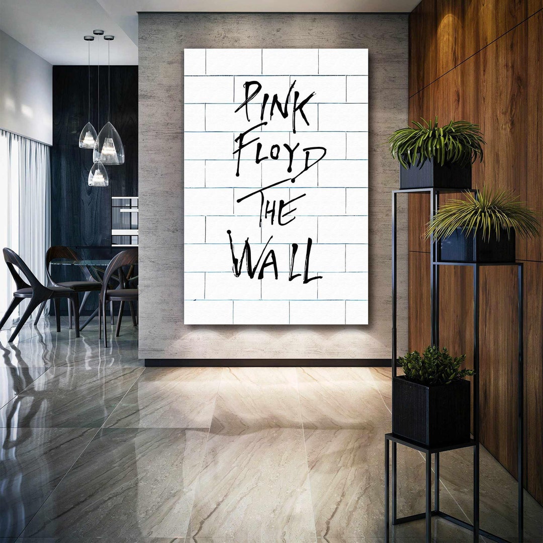 Pink Floyd Wall Art, the Wall Canvas Art, Music, Album Cover Wall Decor, Roll up Canvas