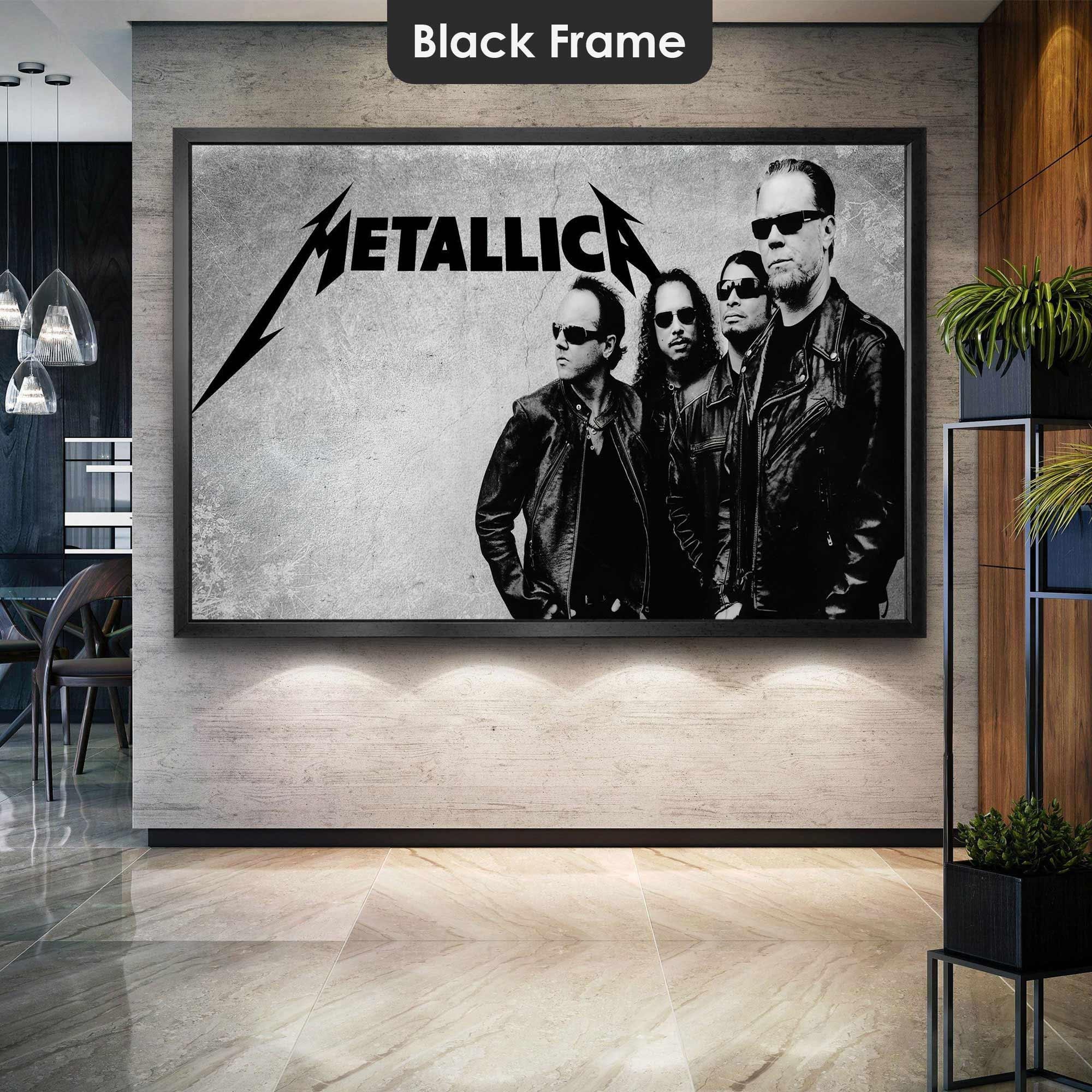 Metallica Wall Art, Legend Group Canvas Art, Rock Music Group Canvas ...