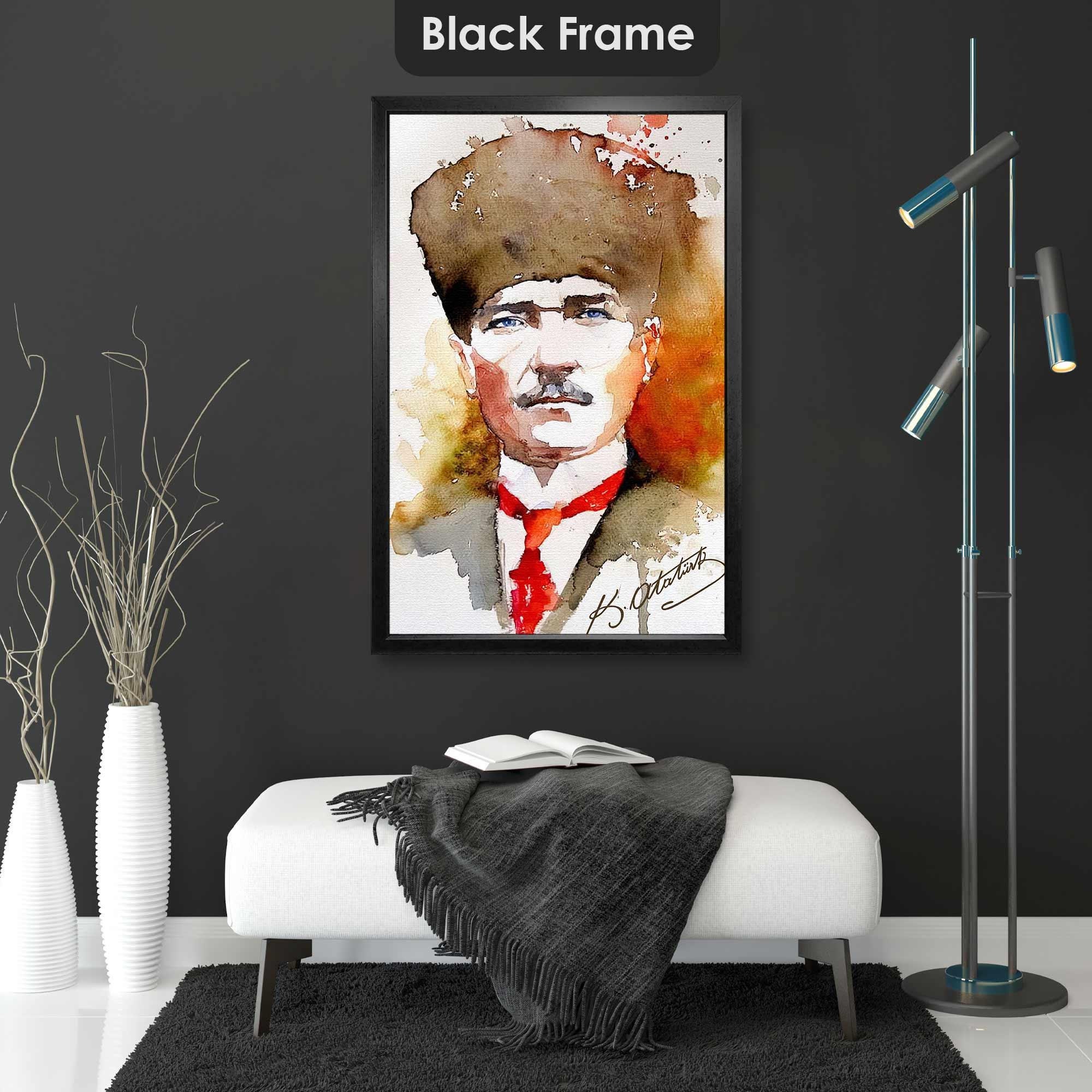 Mustafa Kemal Ataturk Ataturk Signature Wall Decor Roll up Etsy