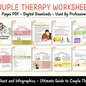Couples Therapy Workbook: Relationship Counseling Tools (PDF)