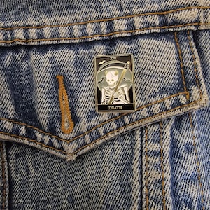 Tod Tarot Karte Emaille Pin