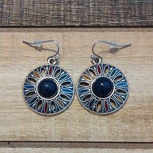 Boho Earrings, Dangle Earrings, Boho Dangle Earrings, Big Dangle Earrings, Hippie Earrings