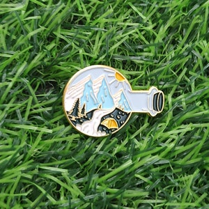 Explore Message In A Bottle Enamel Pin