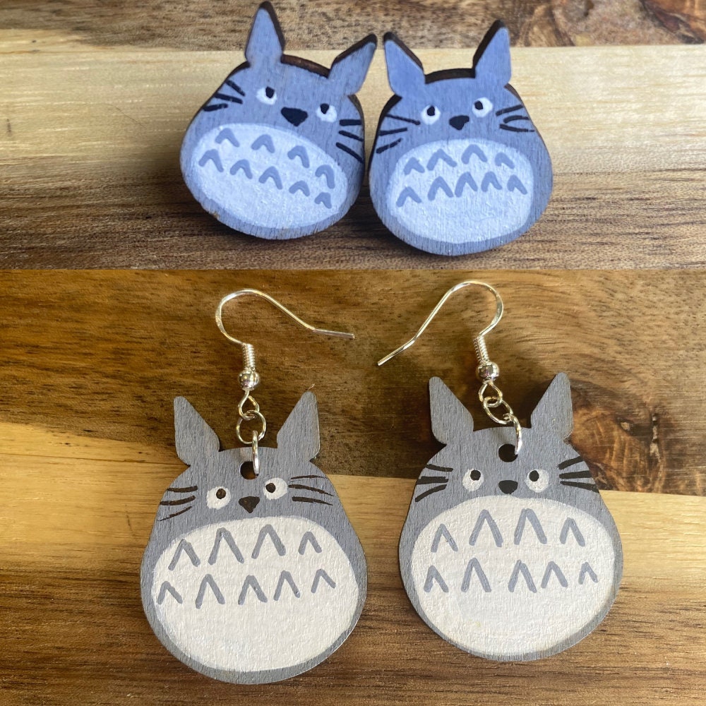 Totoro earrings - Etsy 日本