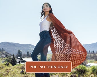 Crochet Pattern - Sundrenched Duster