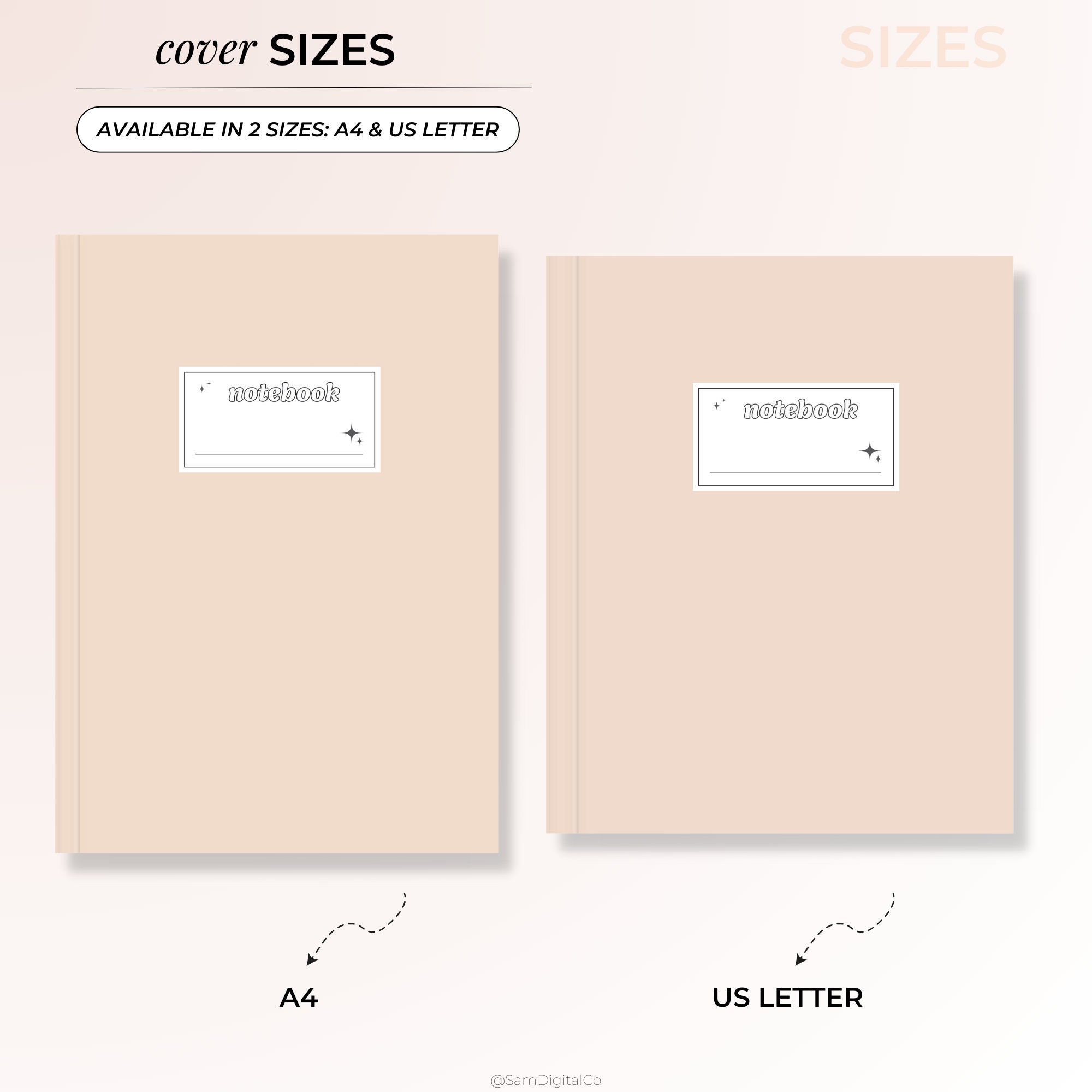 Digital Notebook Covers for Goodnotes, Notability Digital Notebook ...