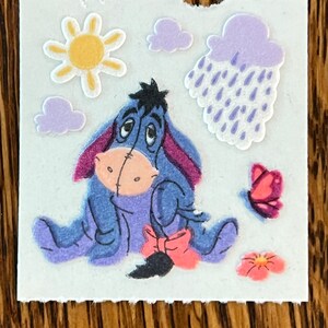 HTF Vintage Sandylion: Fuzzy Eeyore & Rain Cloud - Winnie the Pooh Collection - 1 Mod