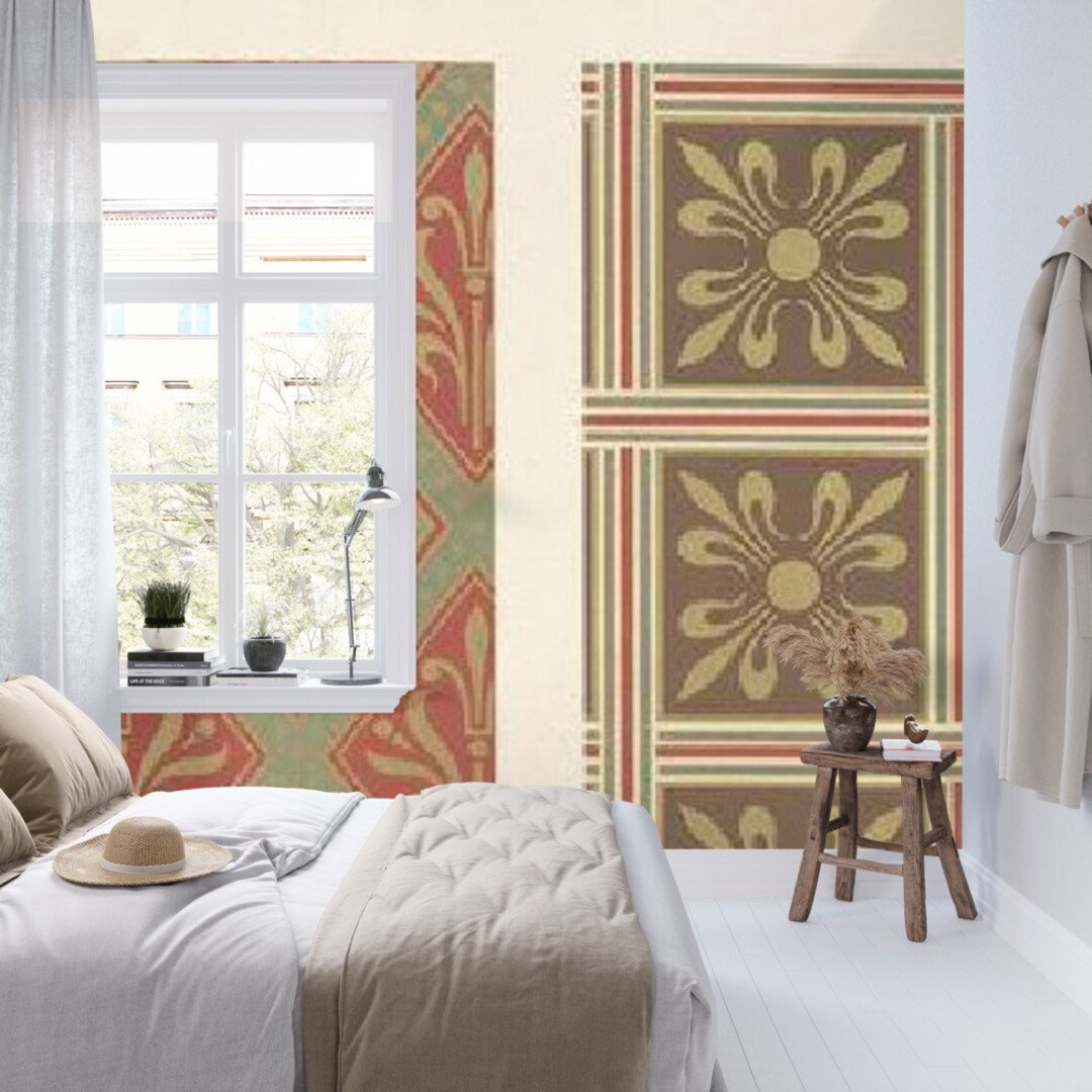 Medieval Pattern Wallpaper - Etsy