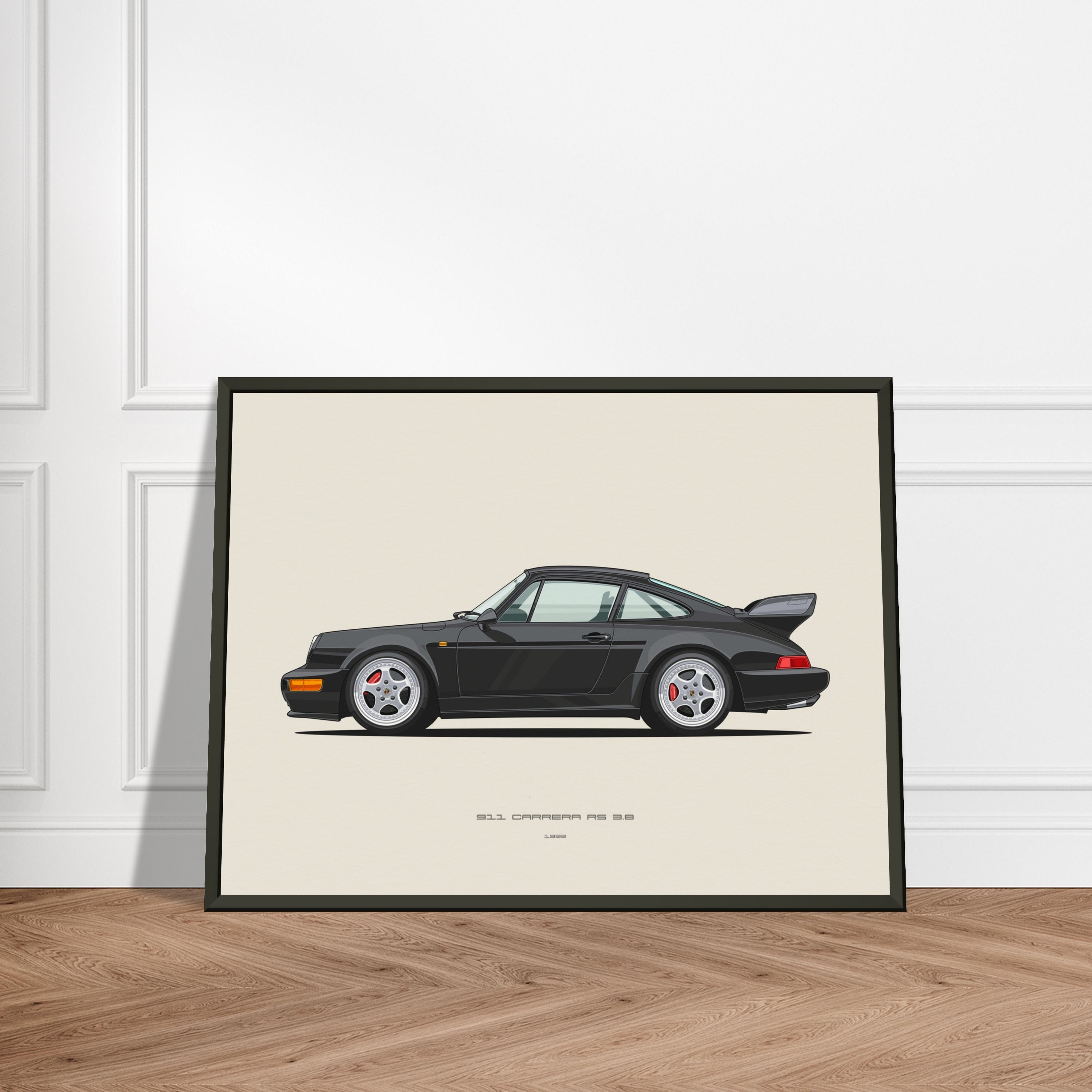 HALOUB Poster voiture de sport 911 - Voiture de course de luxe - Peinture  décorative sur toile - Décoration murale pour chambre à coucher - 40 x 60 cm