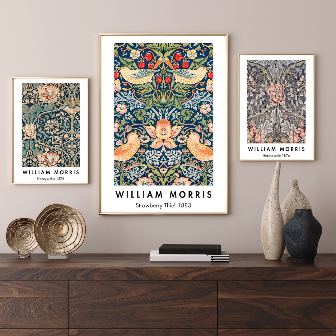 William Morris Set of 3 Wall Art Prints William Morris - Etsy