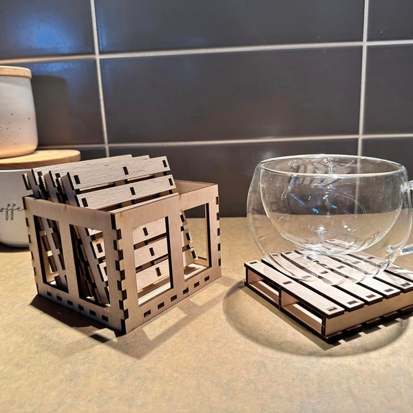 Pallet Coaster Set