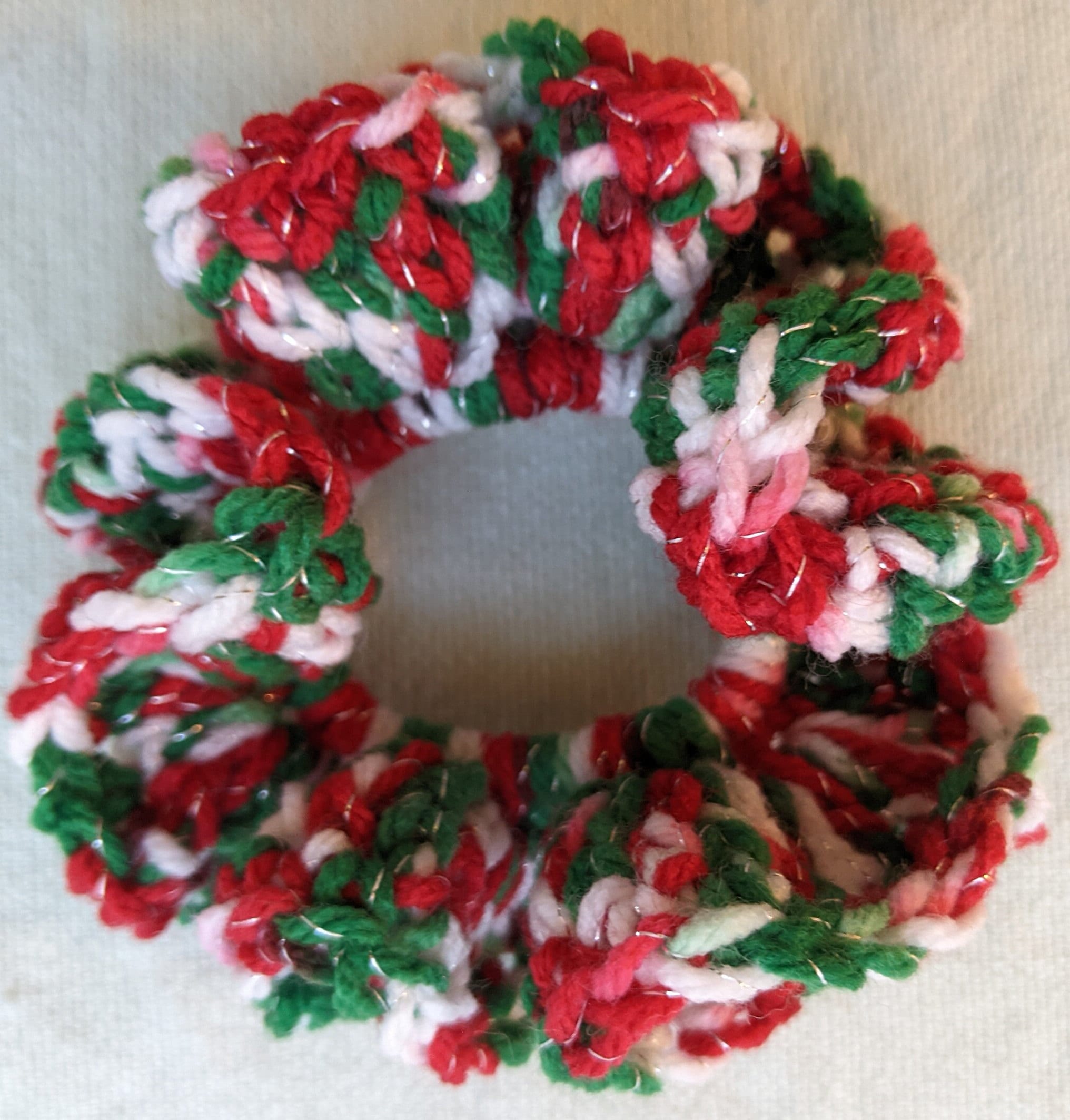 4 Scrunchies Pour Cheveux Faits Main En Crochet - Multicolores Pour Femmes