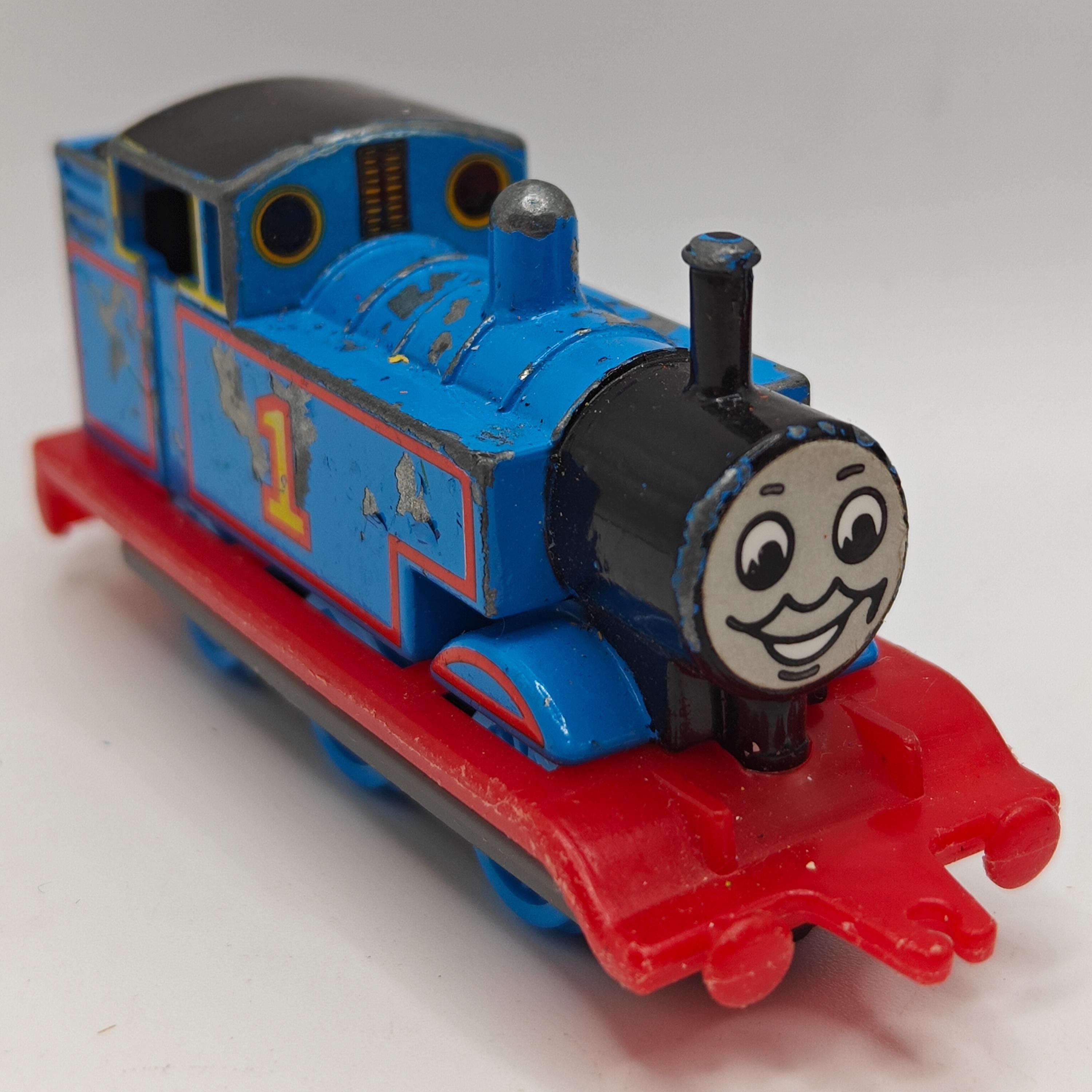 ERTL - THOMAS con cara de papel - Thomas & Friends tren ferroviario fundido a presión de metal - Imagen 11 de 12
